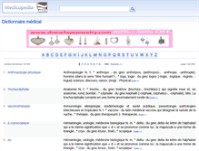 Tablet Screenshot of dictionnaire-medical.net